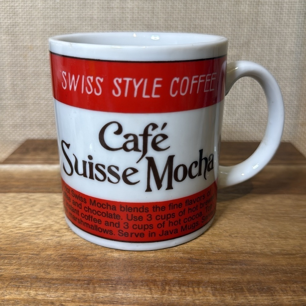 Cafe Suisse Mocha Swiss Style Coffee Mug